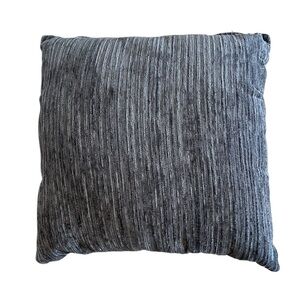 Textured Gray Throw Pillow